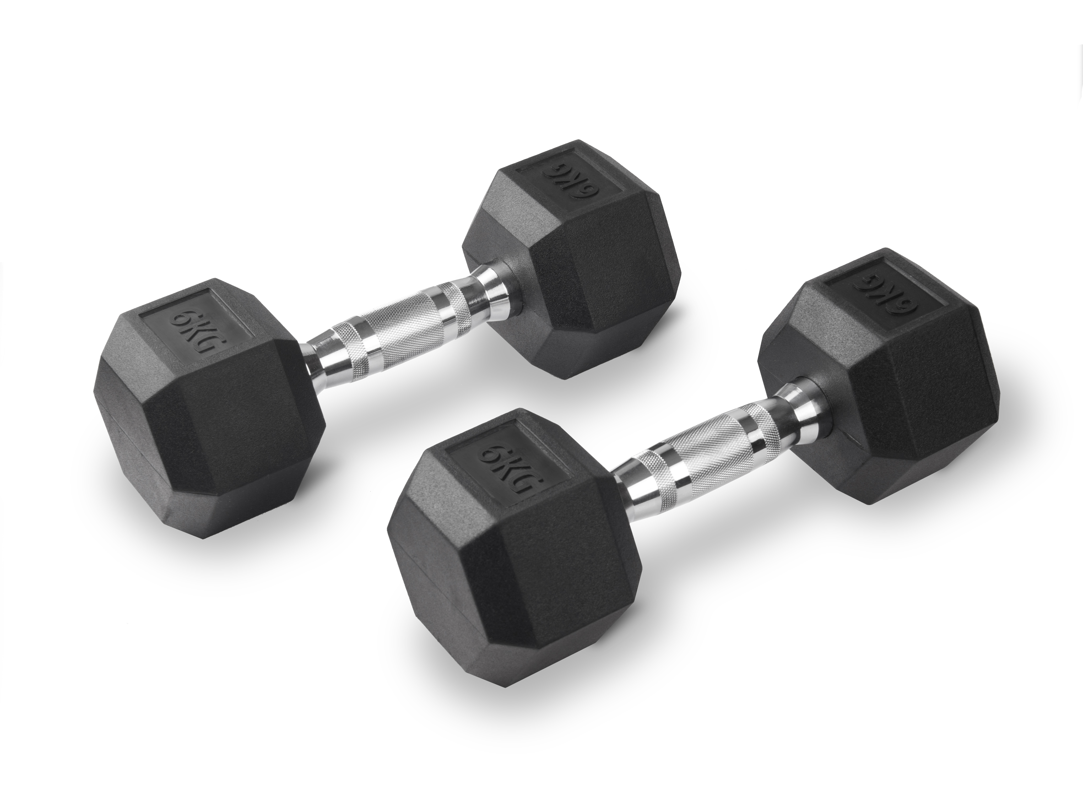 RUBBER HEX DUMBBELL