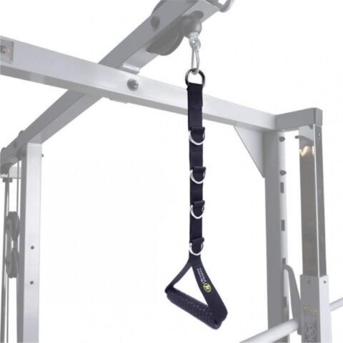 Build tricep strength with a long cable handle. Designed for smooth, controlled movements, it’s perfect for cable machine exercises like tricep pushdowns and extensions