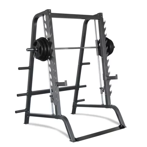 Upgrade your training with the Deluxe Smith Machine—smooth barbell track, safety features, and versatile attachments. Perfect for controlled, full-body strength workouts.