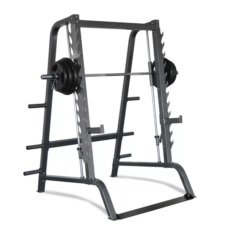 Upgrade your training with the Deluxe Smith Machine—smooth barbell track, safety features, and versatile attachments. Perfect for controlled, full-body strength workouts.
