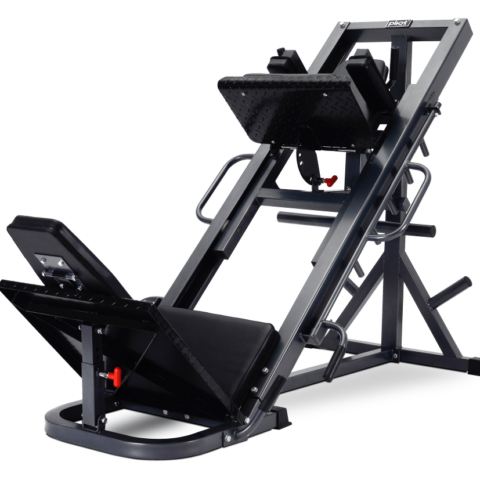 Maximize lower body strength with a versatile Leg Press/Hack Squat machine – designed for powerful quad, hamstring, and glute development with smooth, adjustable movement.