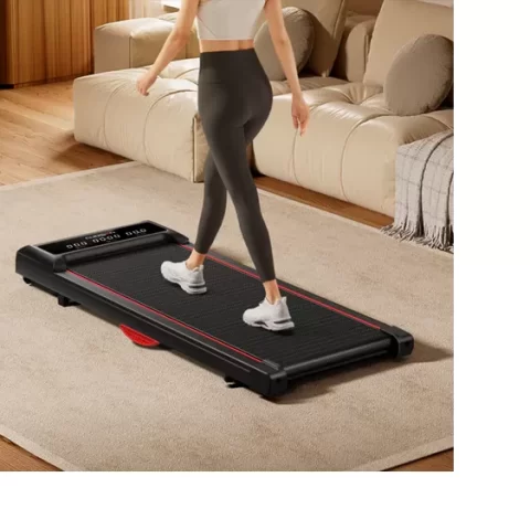 Stay active anytime with a compact Walking Pad – a sleek, armless treadmill perfect for home, office, or under-desk use. Quiet, portable, and space-saving