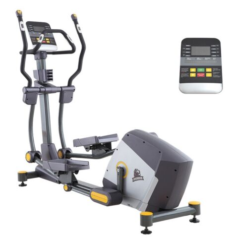 Get a full-body workout with an elliptical machine. Low-impact and easy on the joints, it improves cardiovascular health, burns calories, and strengthens both upper and lower body muscles