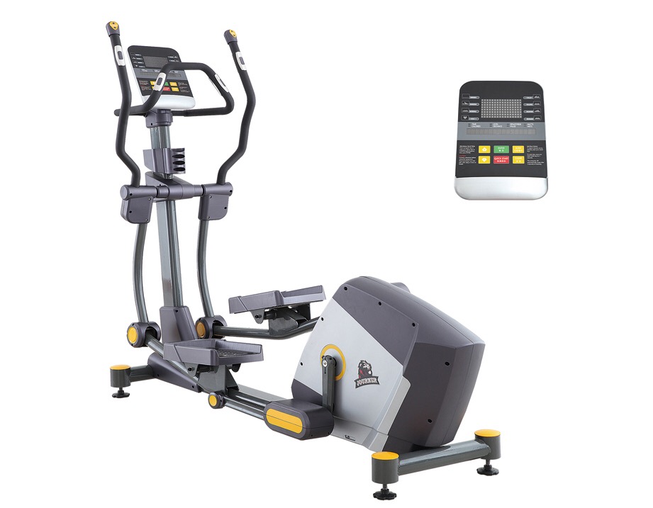 Get a full-body workout with an elliptical machine. Low-impact and easy on the joints, it improves cardiovascular health, burns calories, and strengthens both upper and lower body muscles