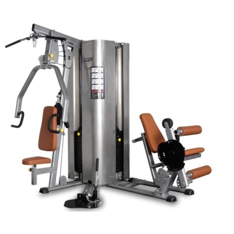 Achieve a full-body workout with the Station Multi Gym—compact, versatile, and perfect for home or commercial gyms. Includes multiple stations for strength training, toning, and endurance