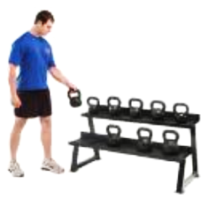 FKR20 Kettlebell Rack (5pairs Capacity) (Techno Fitness) Brand - Image 2