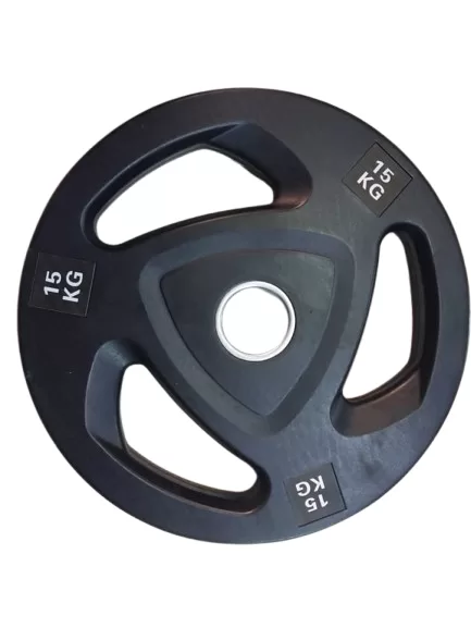 Train safely with Olympic Rubber Plates – durable, low-bounce design with a secure fit for 2-inch bars. Ideal for weightlifting in home or commercial gyms