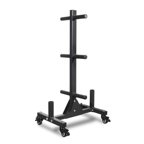 Keep your gym organized with the Mobility Olympic Plate Storage Tree – a heavy-duty, space-saving solution for securely storing Olympic weight plates and keeping your workout area clutter-free