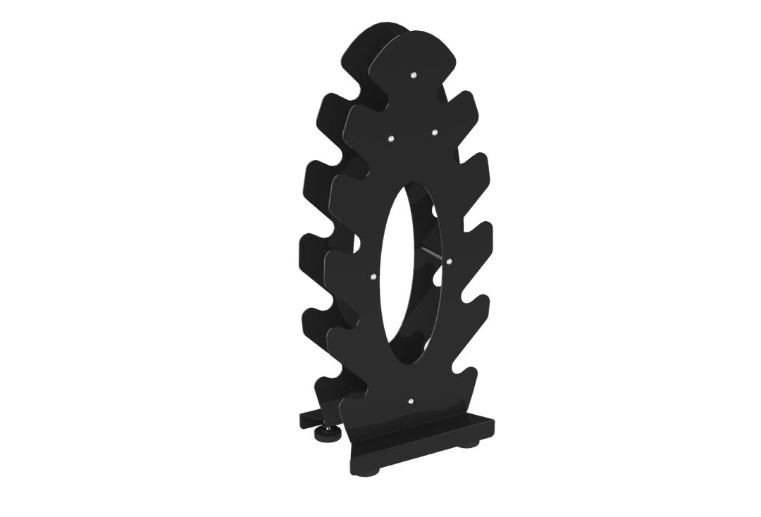 PL06 Oval Shaped Dumbbell Rack (MBH Fitness Brand) - Image 2