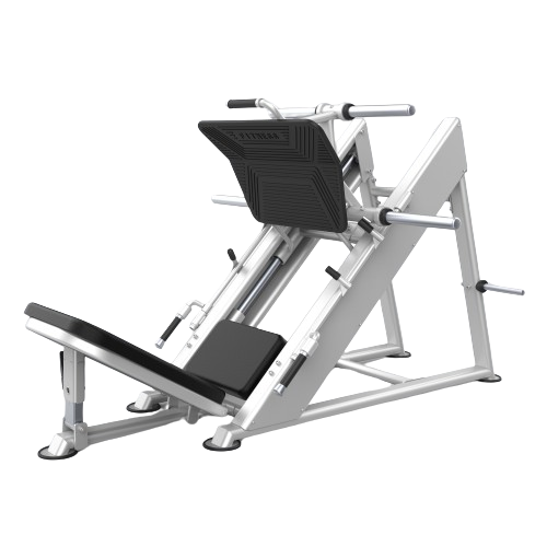Strengthen your lower body with the Angled Leg Press Linear Bearing machine. Designed for smooth motion and heavy resistance, it targets the quads, hamstrings, and glutes while providing joint support and controlled movement for safe, effective workouts.
