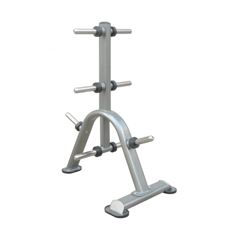 Keep your gym organized with a weight plate tree – heavy-duty, space-saving design with multiple storage posts for safely holding standard or Olympic weight plates