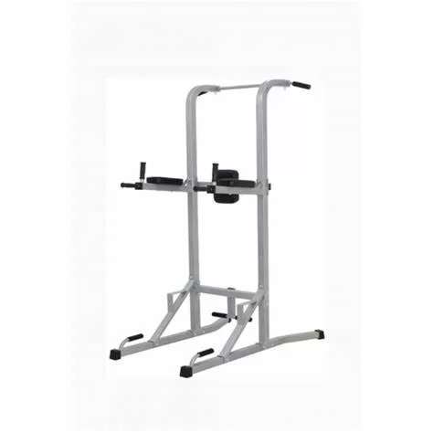 Strengthen your upper body and core with our Dip Chin Ab Station. Designed for dips, chin-ups, and ab exercises, it provides a versatile, sturdy platform to target your triceps, biceps, shoulders, and abs for a full-body workout