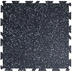 Durable and stylish 6mm black and white rubber flooring – perfect for gyms, garages, and commercial spaces. Slip-resistant, easy to clean, and built to last